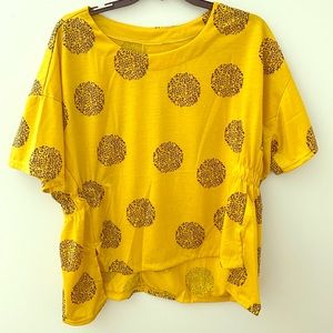 High Low cotton blouse